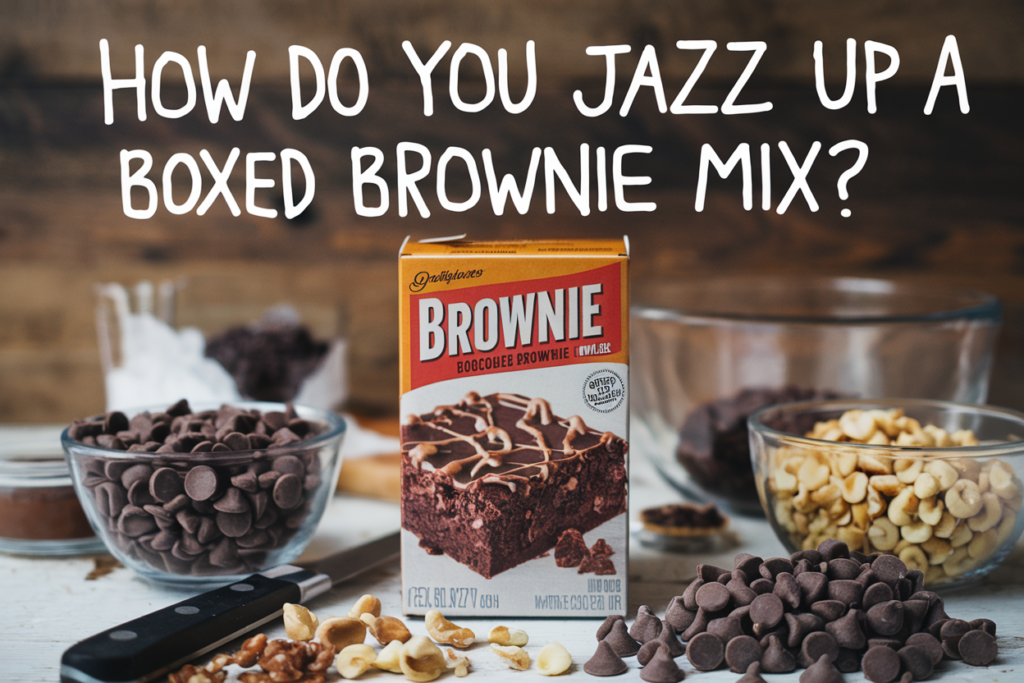 How Do You Jazz Up a Boxed Brownie Mix?