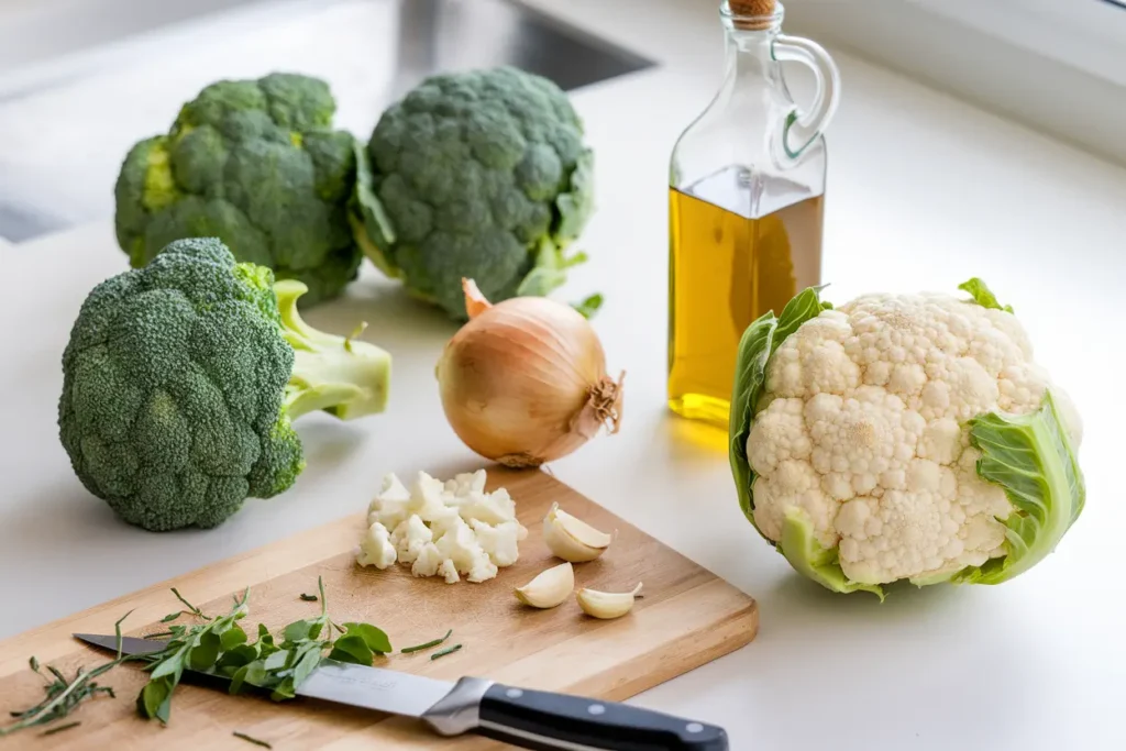 Classic Broccoli Cauliflower Soup Recipe