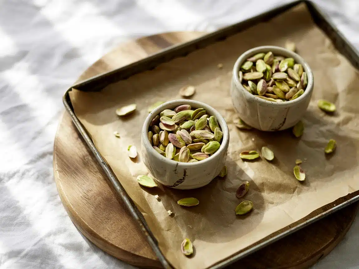 Roasting Pistachios On Baking Sheet Roasting Pistachios On Baking Sheet